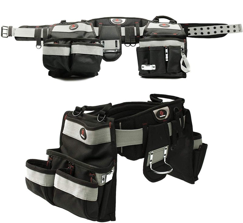 TradeGear Part#SZB Electrician's Belt & Bag Combo - Heavy Duty Electricians Tool Belt Designed for Comfort & Durability - Ideal for All Electricians Tools - Fits Sizes XL - 3XL (40"-55") - Image 2